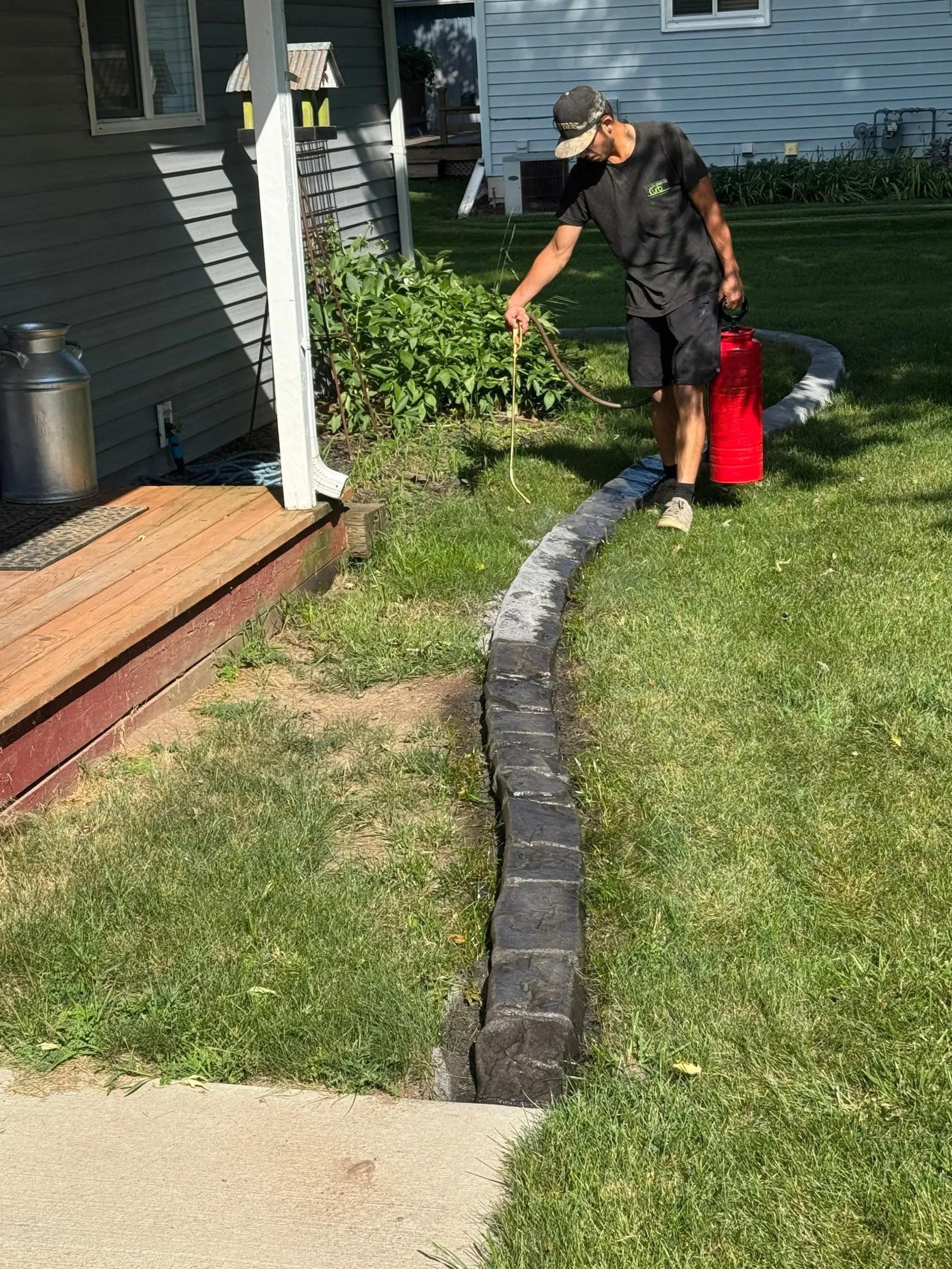 Landscape curbing project completed in Chaska, MN