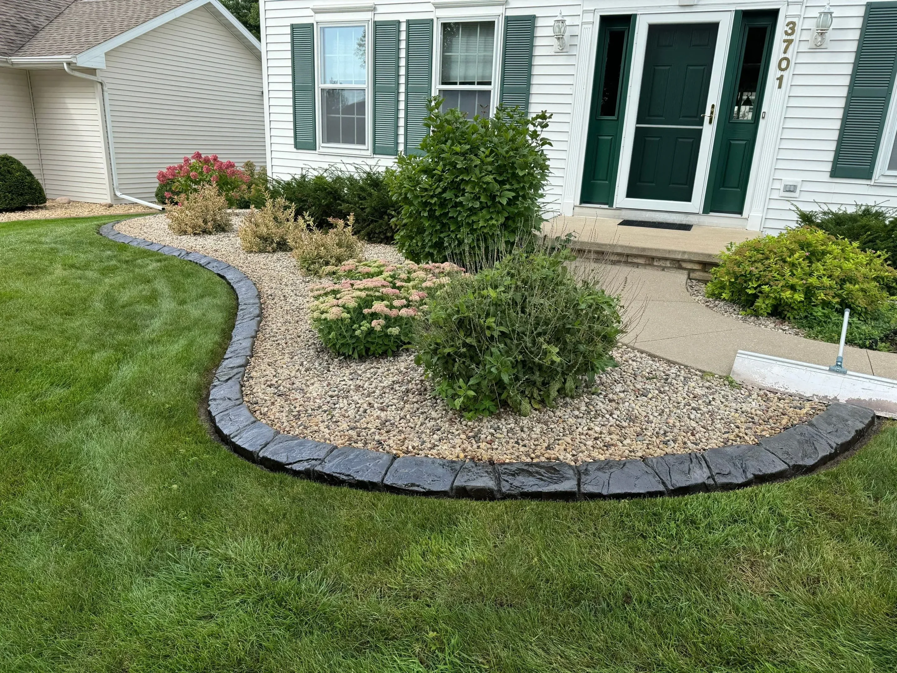Traxler Curbing service area