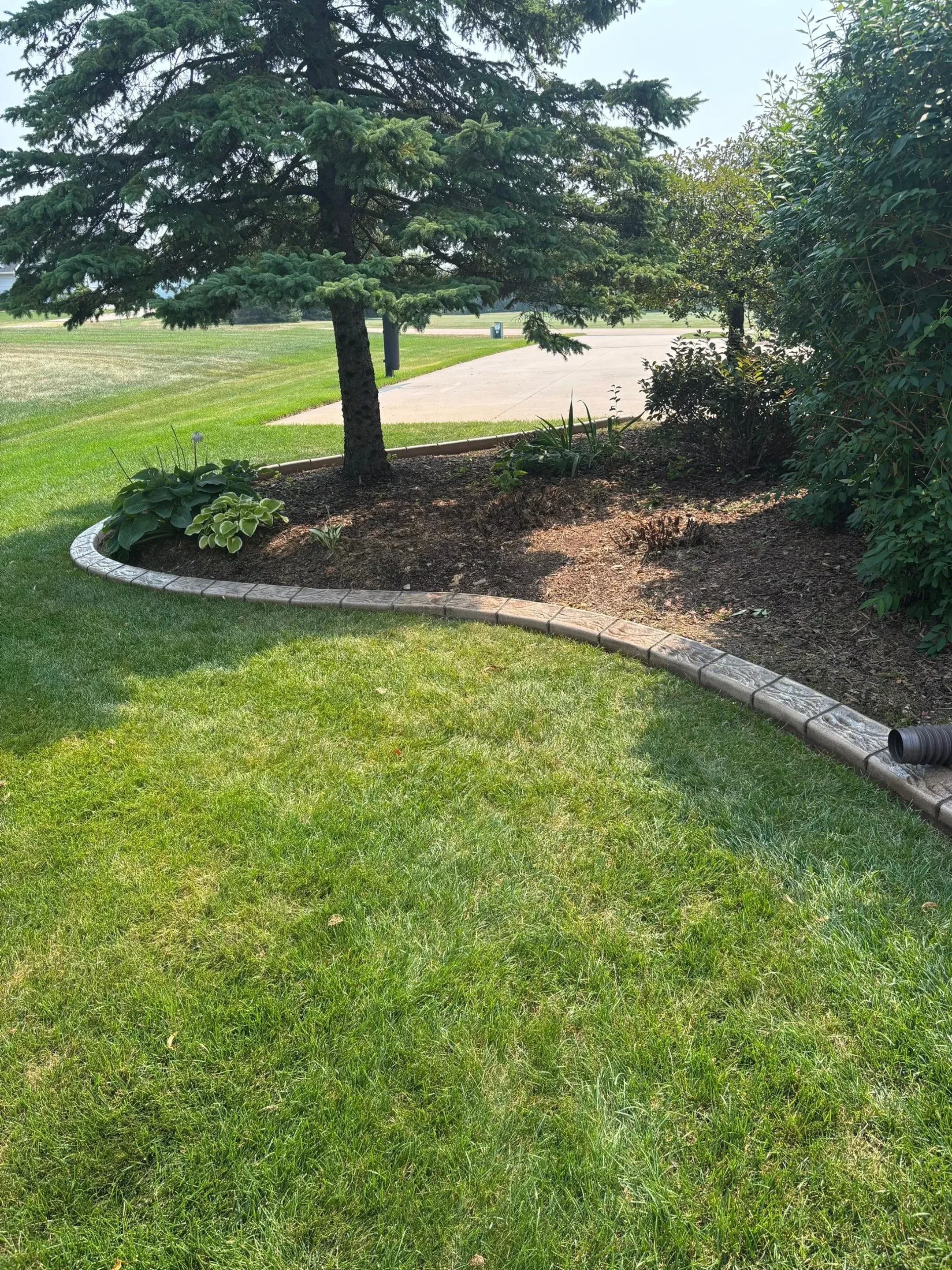Professional landscape curbing in Chaska